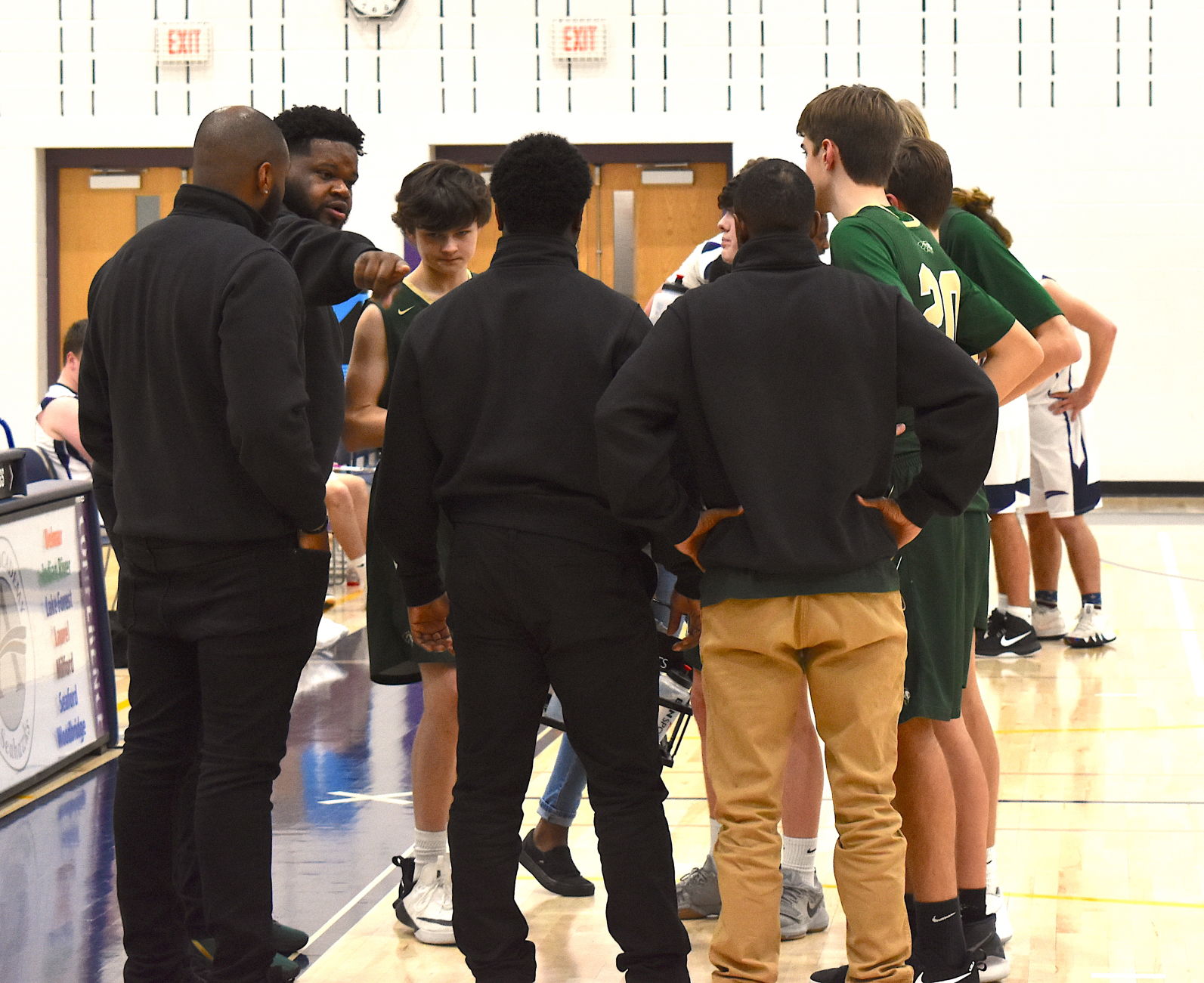 IRHS boys' basketball coach Devin Mann
